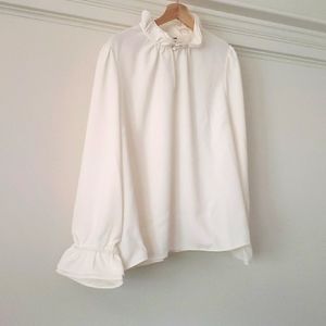 JCrew Ruffle Blouse